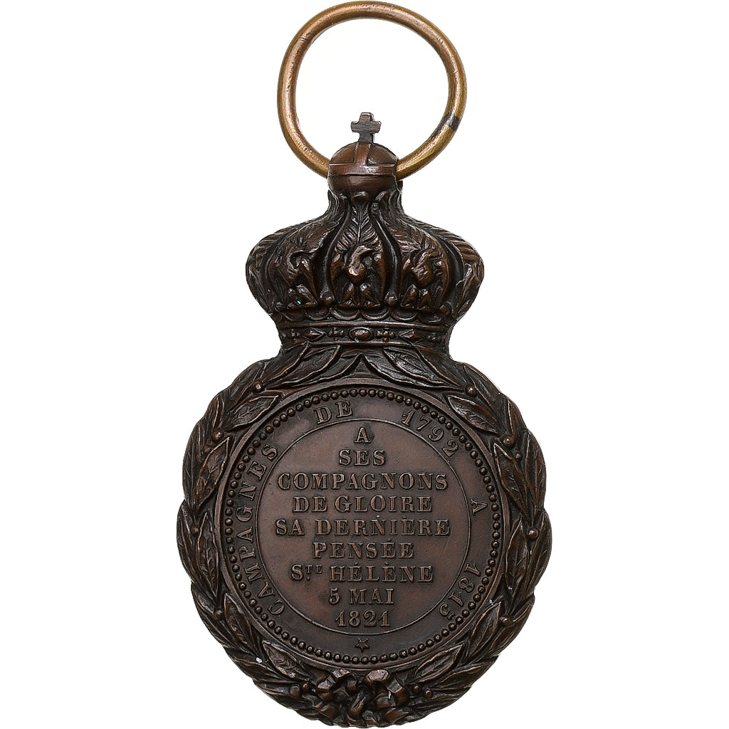 Francia, Médaille de Sainte-Hélène, medaglia, 1857, Eccellente qualità