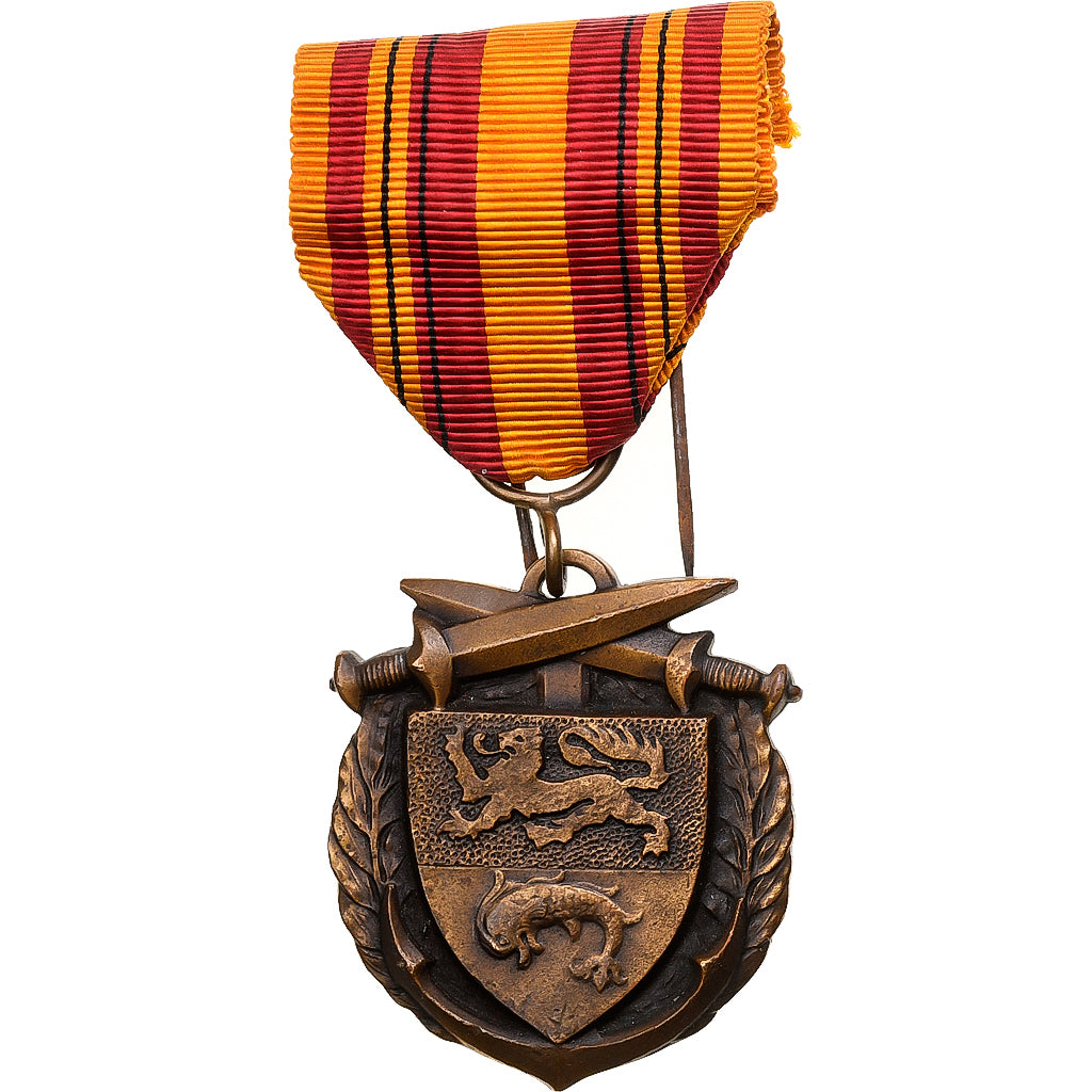 France, Médaille de Dunkerque, WAR, Medal, 1940, Very Good Quality, Bronze, 42