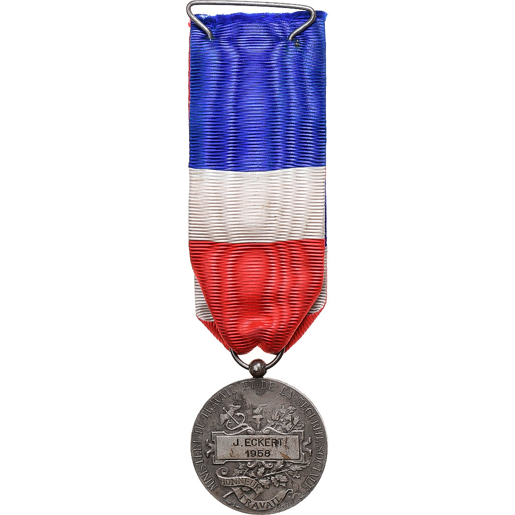 Frankreich, Ministère du Travail et de la Sécurité Sociale, Medaille, 1958