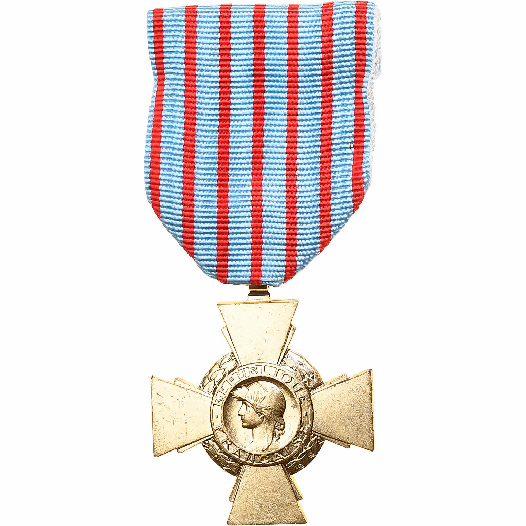 Frankrijk, Croix du Combattant, Medaille, Excellent Quality, Bronzen, 37