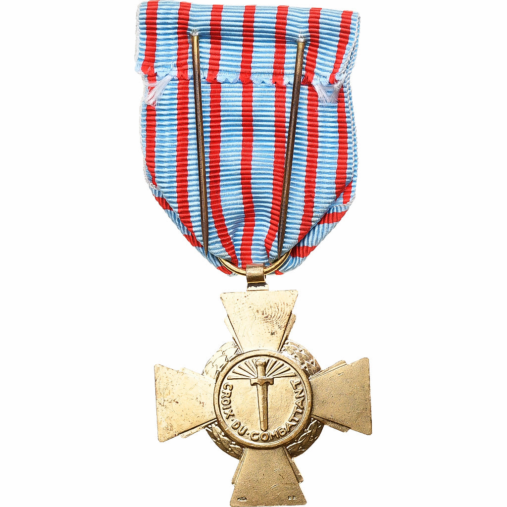 Frankrijk, Croix du Combattant, Medaille, Excellent Quality, Bronzen, 37