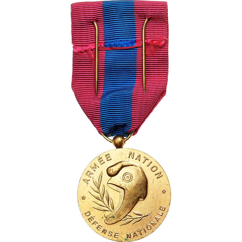 France, Défense Nationale, Armée Nation, Médaille, Excellent Quality, Gilt