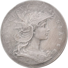 France, Medal, Marianne, Prix Offert par le Préfet du Pas-de-Calais, Silvered