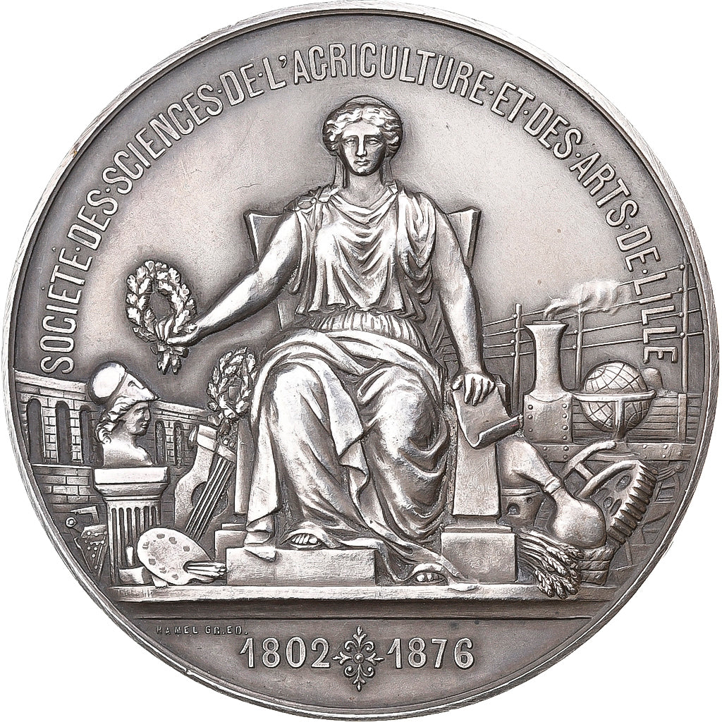 França, medalha, Société de Sciences de l'Agriculture et des Arts de Lille