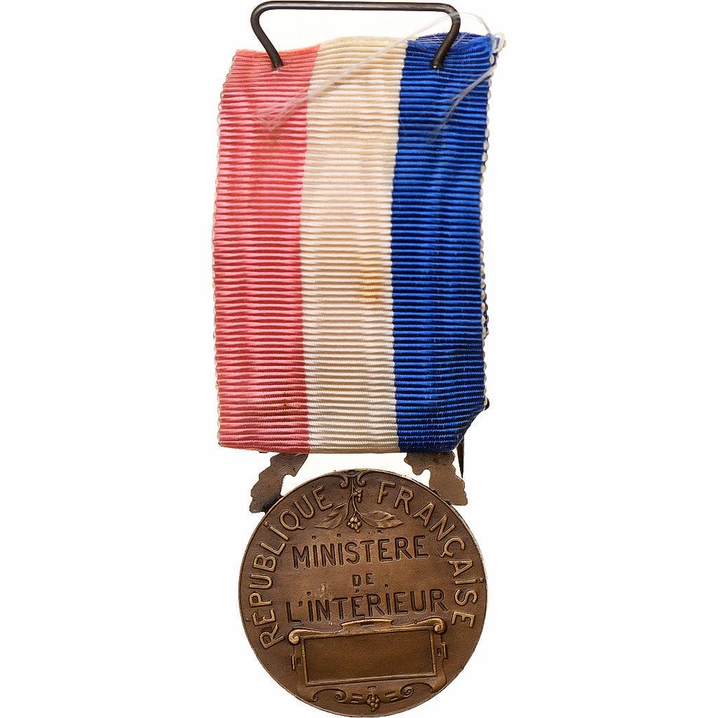 France, Ministère de l'Intérieur, Medal, Excellent Quality, Coudray, Bronze