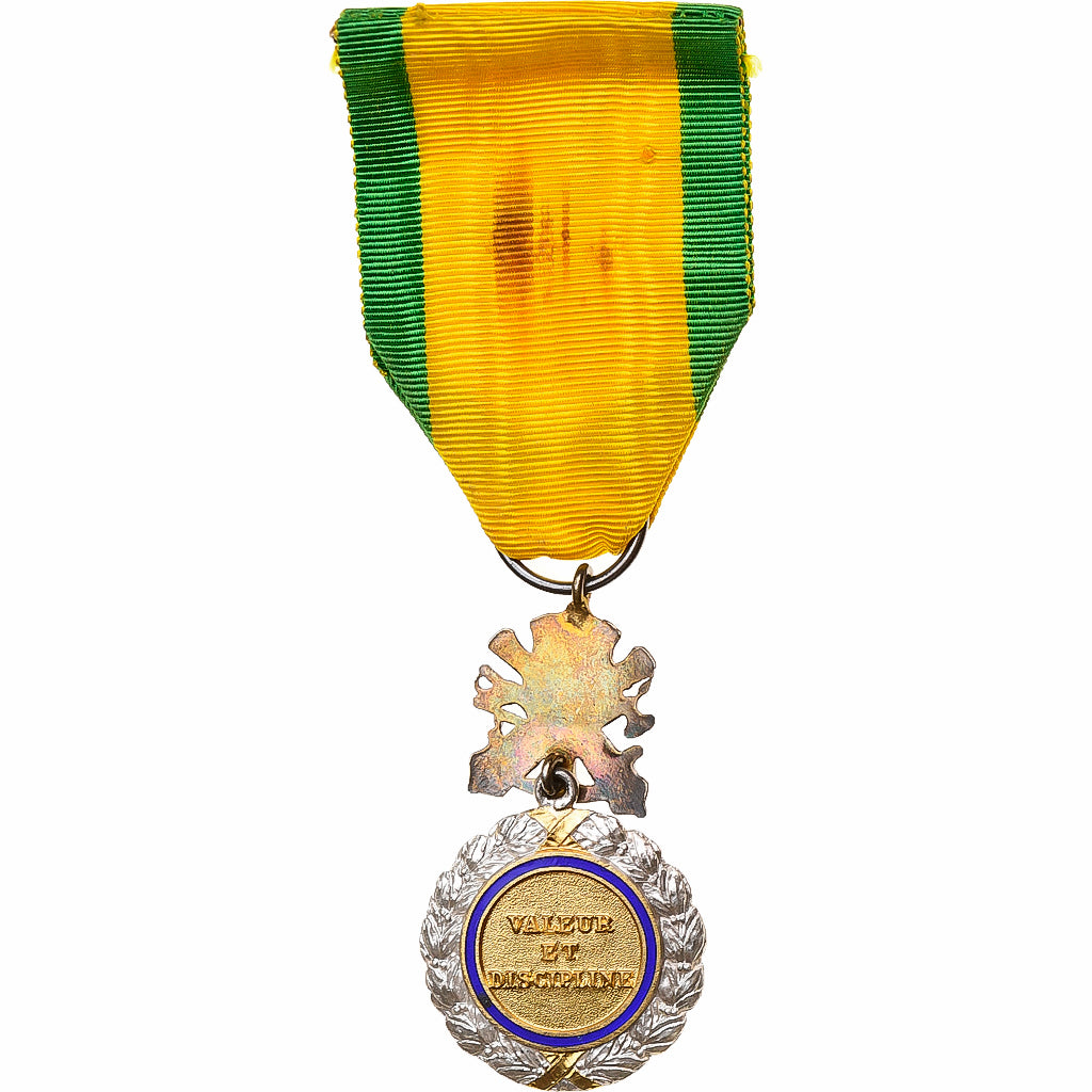 França, Troisième République, Valeur et Discipline, medalha, 1870, Não