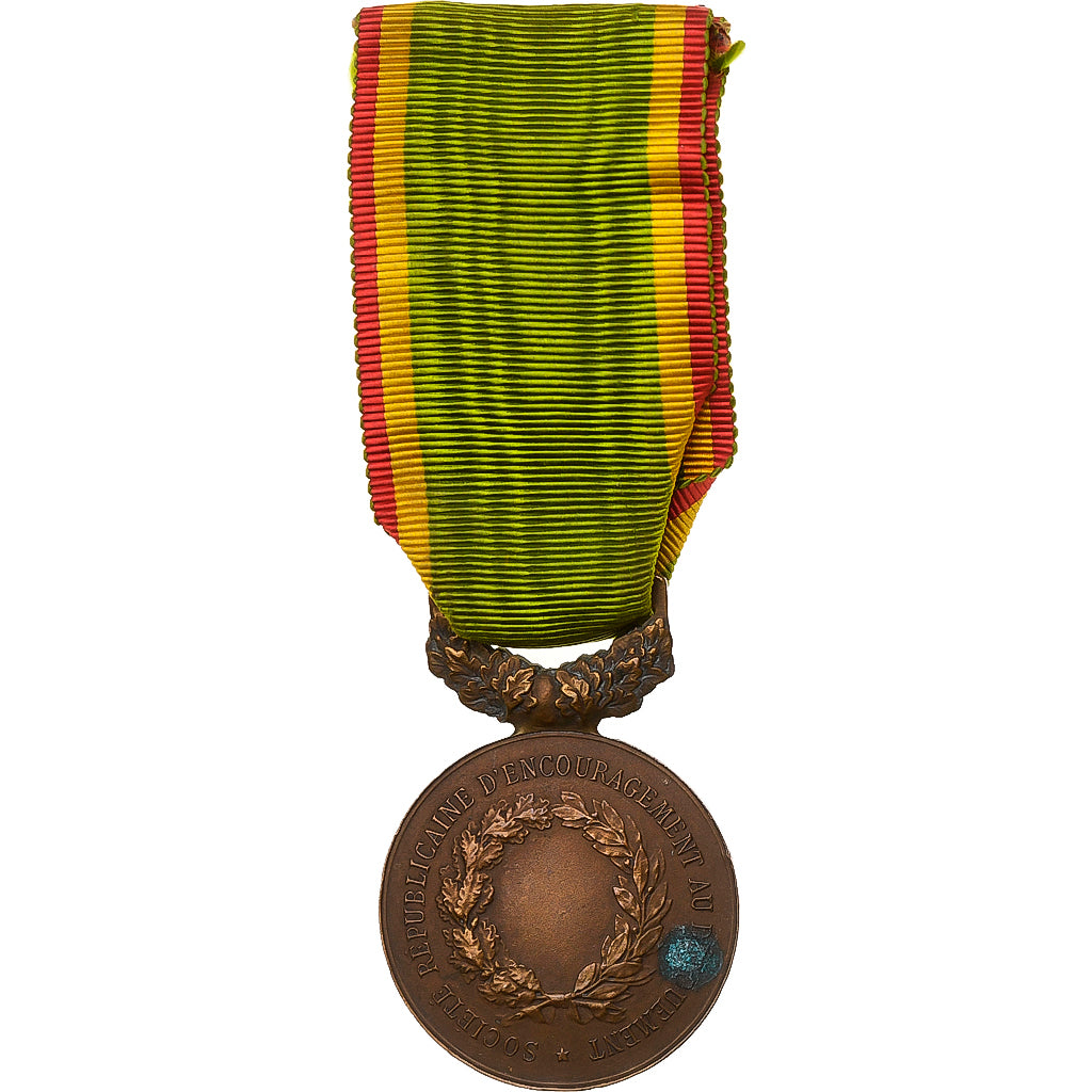 France, Société Républicaine d'Encouragement au Dévouement, Medal, Very Good