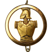Frankreich, Génie, Military, Insigne de Beret, Very Good Quality, Gilt Metal