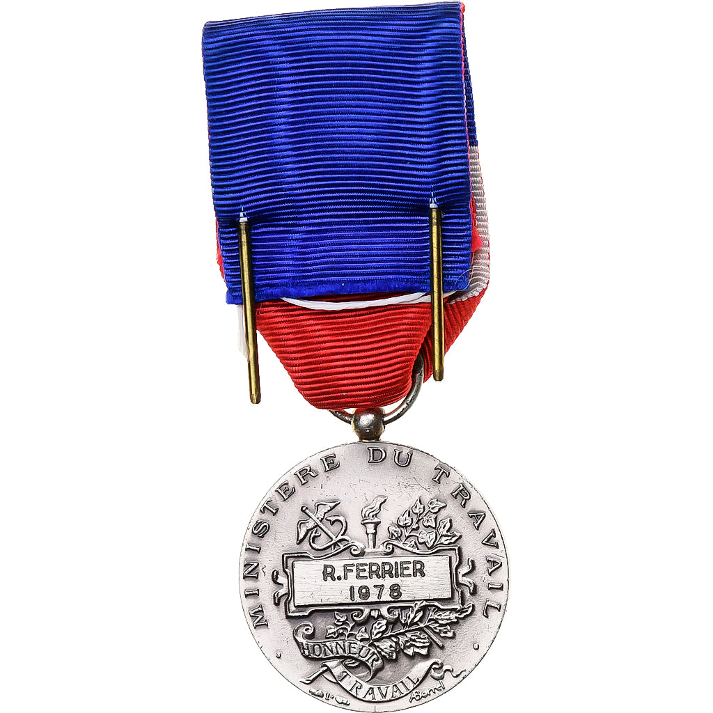 France, Honneur-Travail, République Française, Medal, 1978, Uncirculated