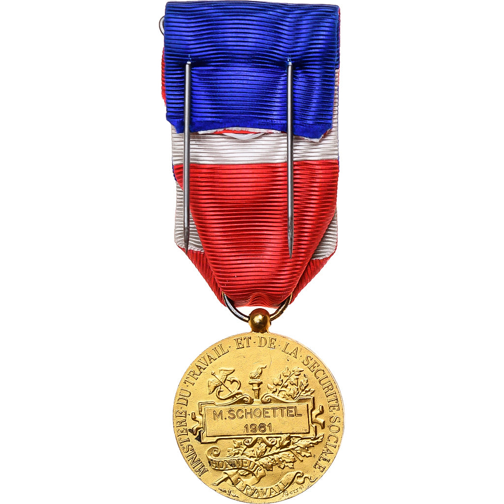 Frankrijk, Ministère du Travail et de la Sécurité Sociale, Medaille, 1961