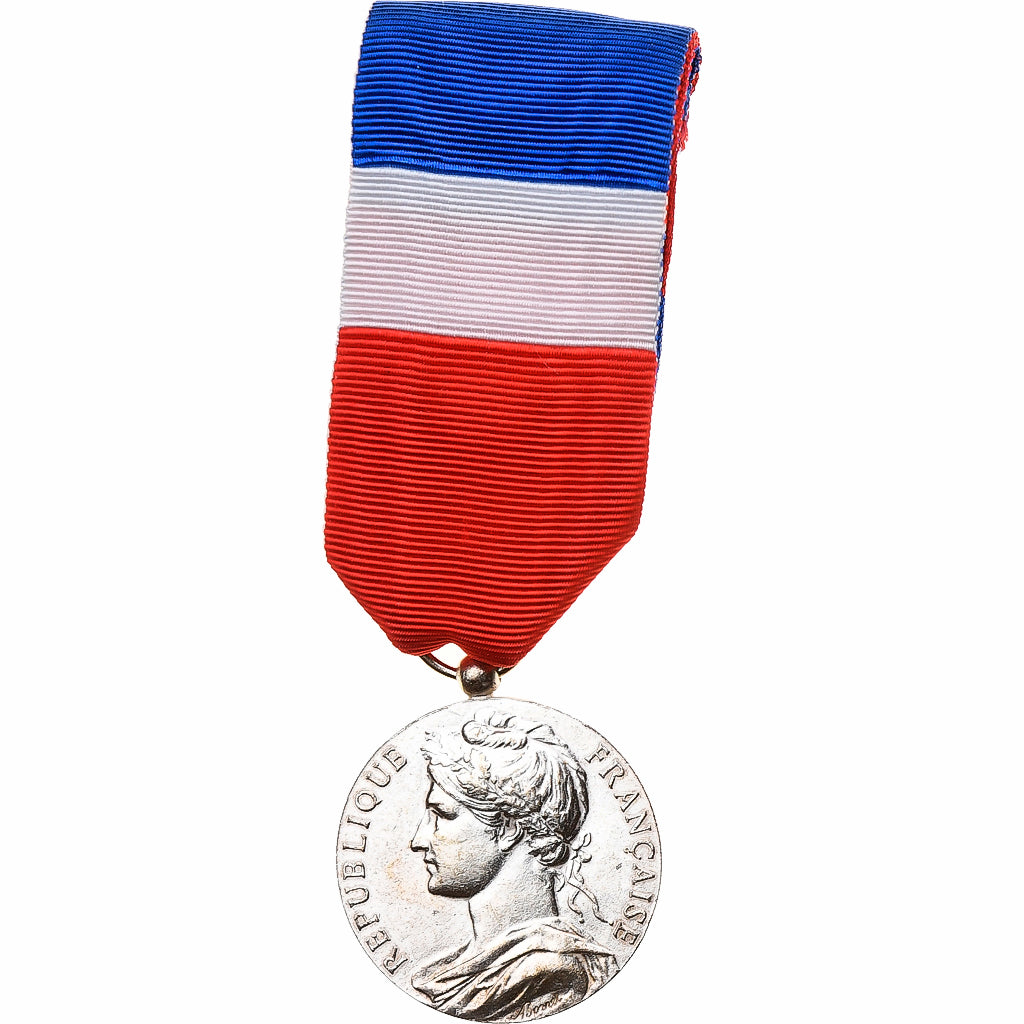 France, Médaille d'honneur du travail, Medal, 1989, Excellent Quality