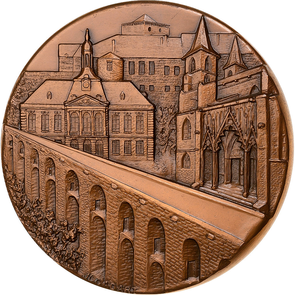 France, Médaille, Ville de Chaumont, 1988, Bronze, SPL, Cadart