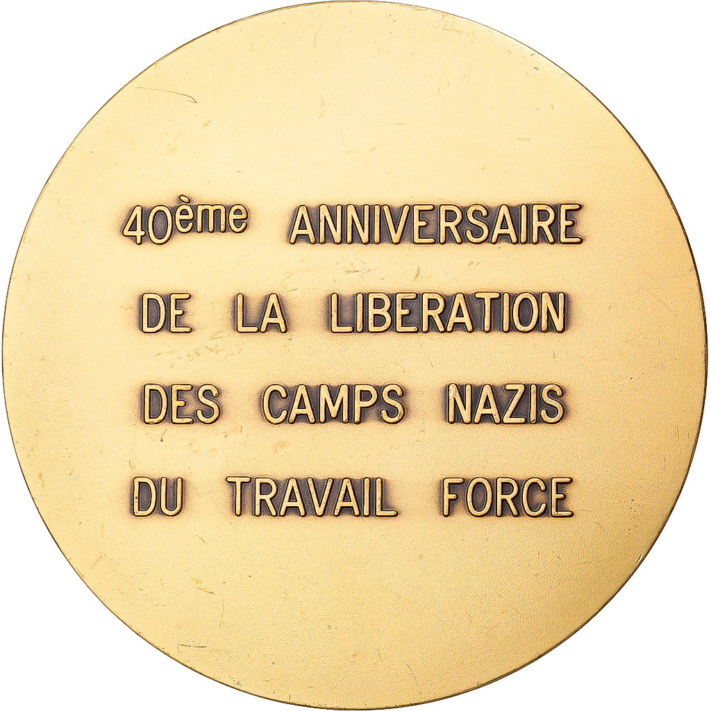 France, Medal, 40 Ans, Libération des Camps Nazis du Travail Forcé, 1985