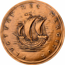 France, Medal, Ville de Paris, Fluctuat nec Mergitur, Bronze, MS(63)