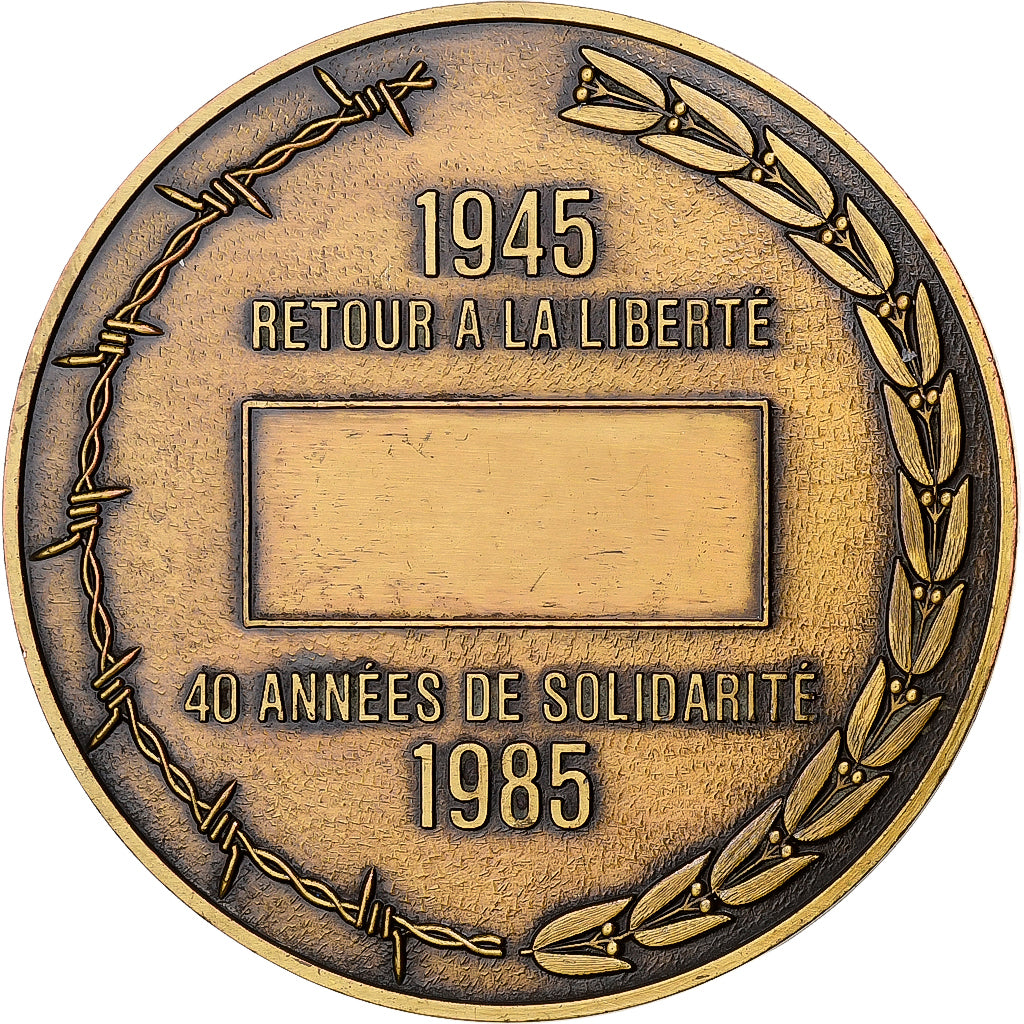 France, Medal, FNCPG . CATM, 40eme Anniversaire, 1985, Bronze, AU(55-58)