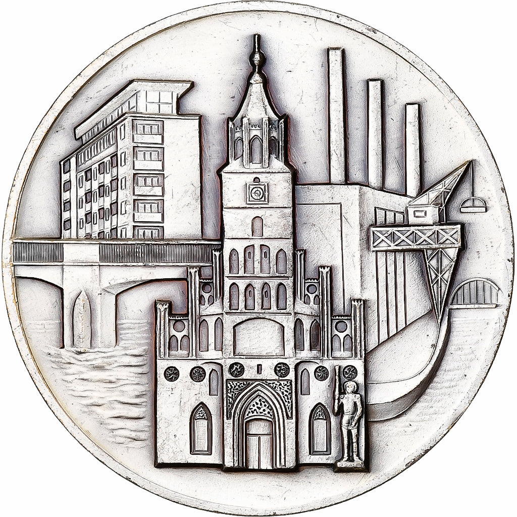 Germania, medaglia, Brandenburg-Havel, DDR, Bronzo argentato, SPL-