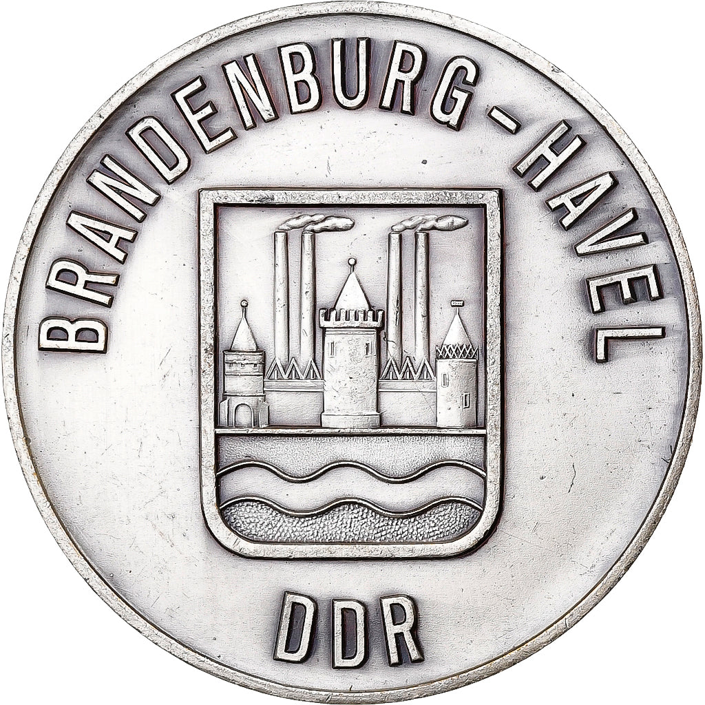 Germania, medaglia, Brandenburg-Havel, DDR, Bronzo argentato, SPL-