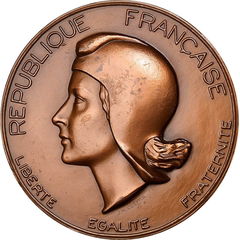 France, Medal, Offert par Jean Bégault, député du Maine et Loire, Bronze