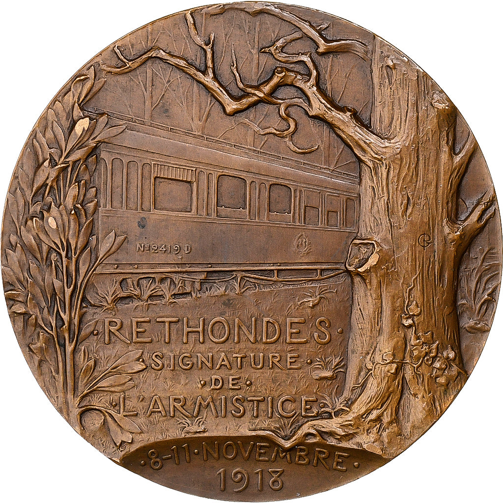 France, Médaille, Foch, Maréchal de France, Rethondes, Armistice, 1918