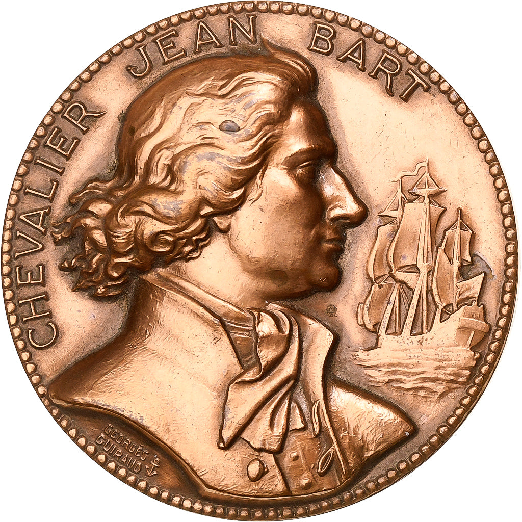 Frankreich, Medaille, Jean Bart, Chevalier Jean Bart, Navire de Ligne, MDP