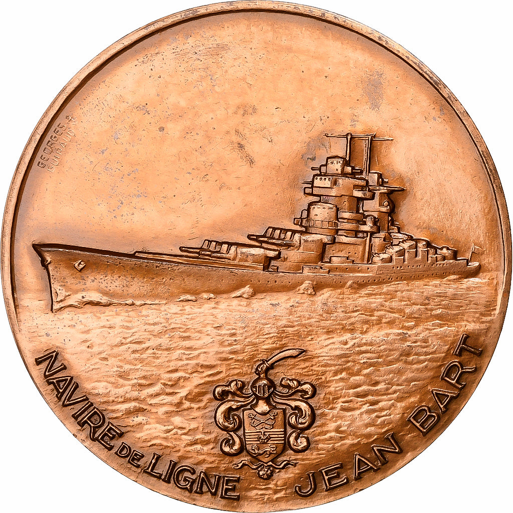 Frankreich, Medaille, Jean Bart, Chevalier Jean Bart, Navire de Ligne, MDP
