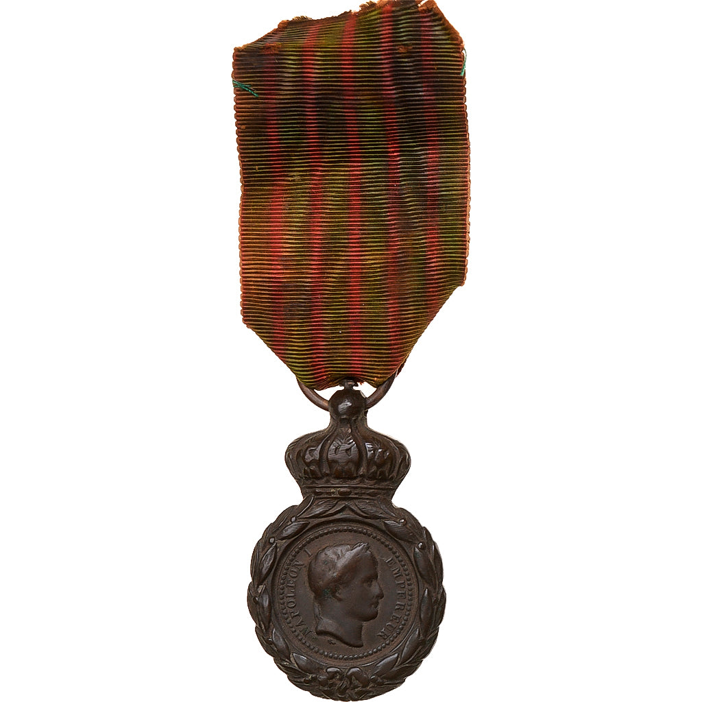 França, Médaille de Saint Hélène, História, medalha, 1857, Qualidade Muito