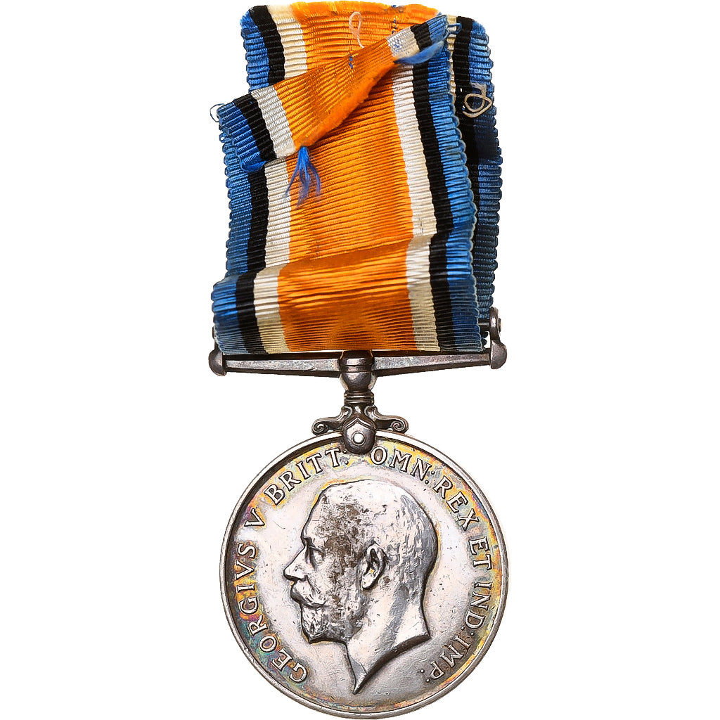 Reino Unido, British War, Georges V, medalha, 1914-1918, Qualidade Muito Boa