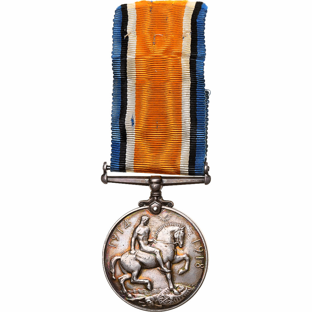 Reino Unido, British War, Georges V, medalha, 1914-1918, Qualidade Muito Boa