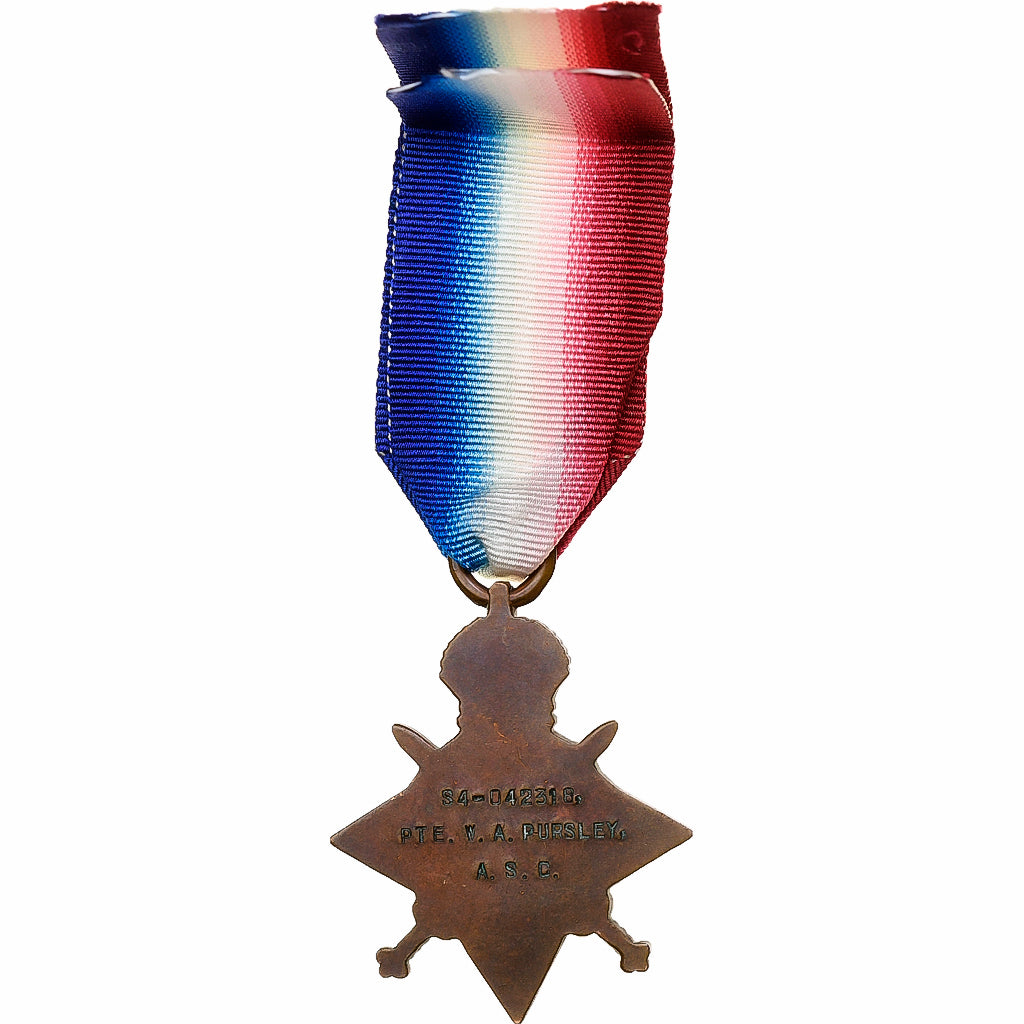 Royaume-Uni, Commonwealth Forces, WAR, Médaille, 1914-1915, ATTRIBUEE