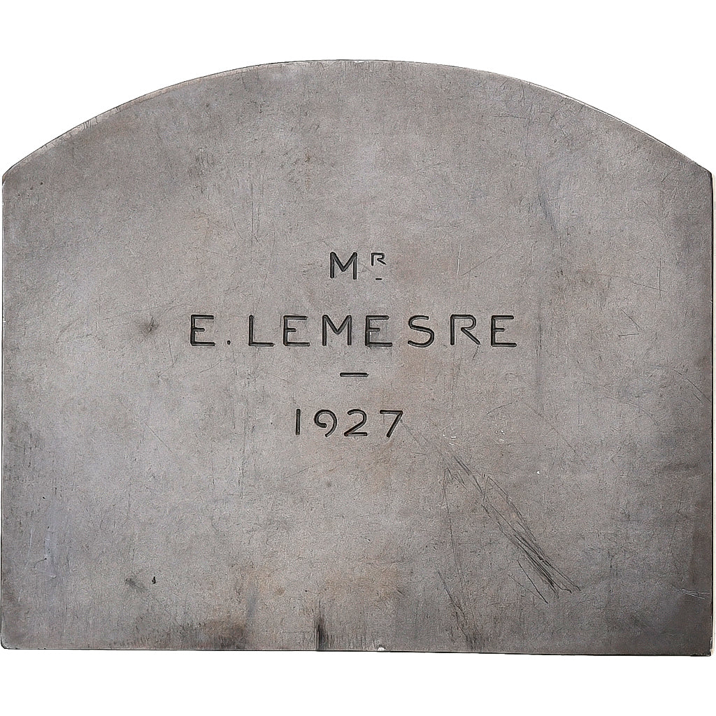 Francia, medaglia, Société Technique de l'Industrie du Gaz, 1927, Argento