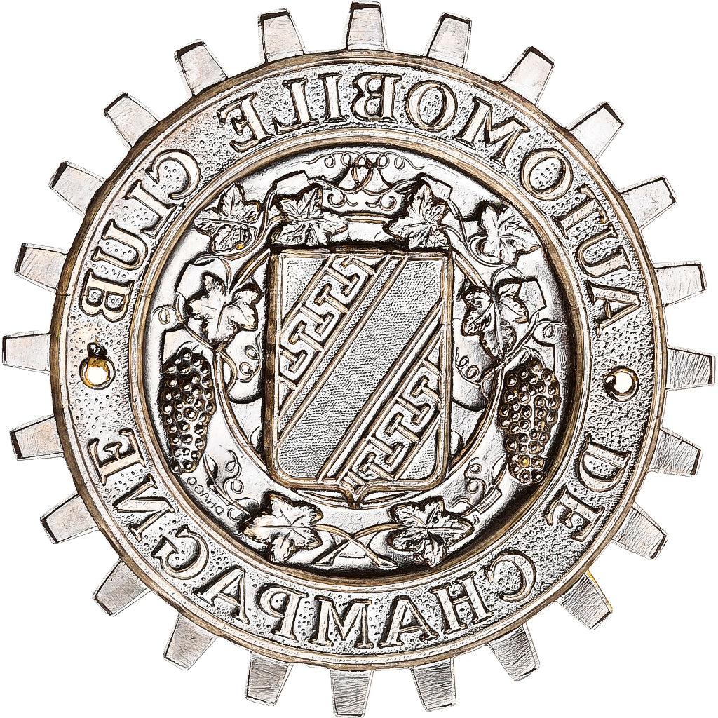 Francia, Plaque, Automobile Club de Champagne, Métal, SPL
