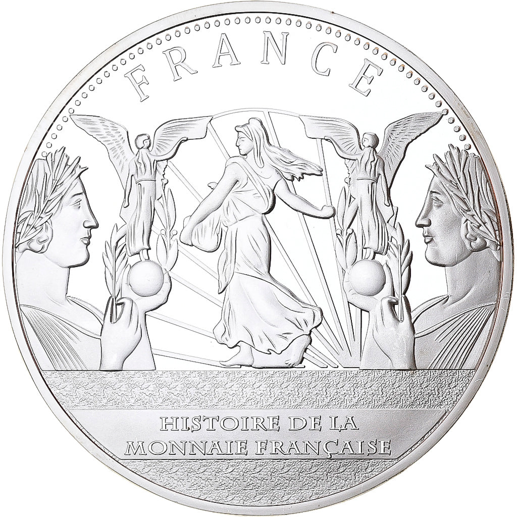 Francia, medalla, Histoire de la monnaie Française, Louis d'or de Louis XIV