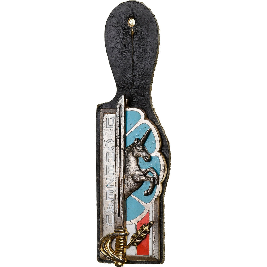 France, Lieutenant Chezeau, Military, Pucelle, Excellent Quality, Métal, 70 X