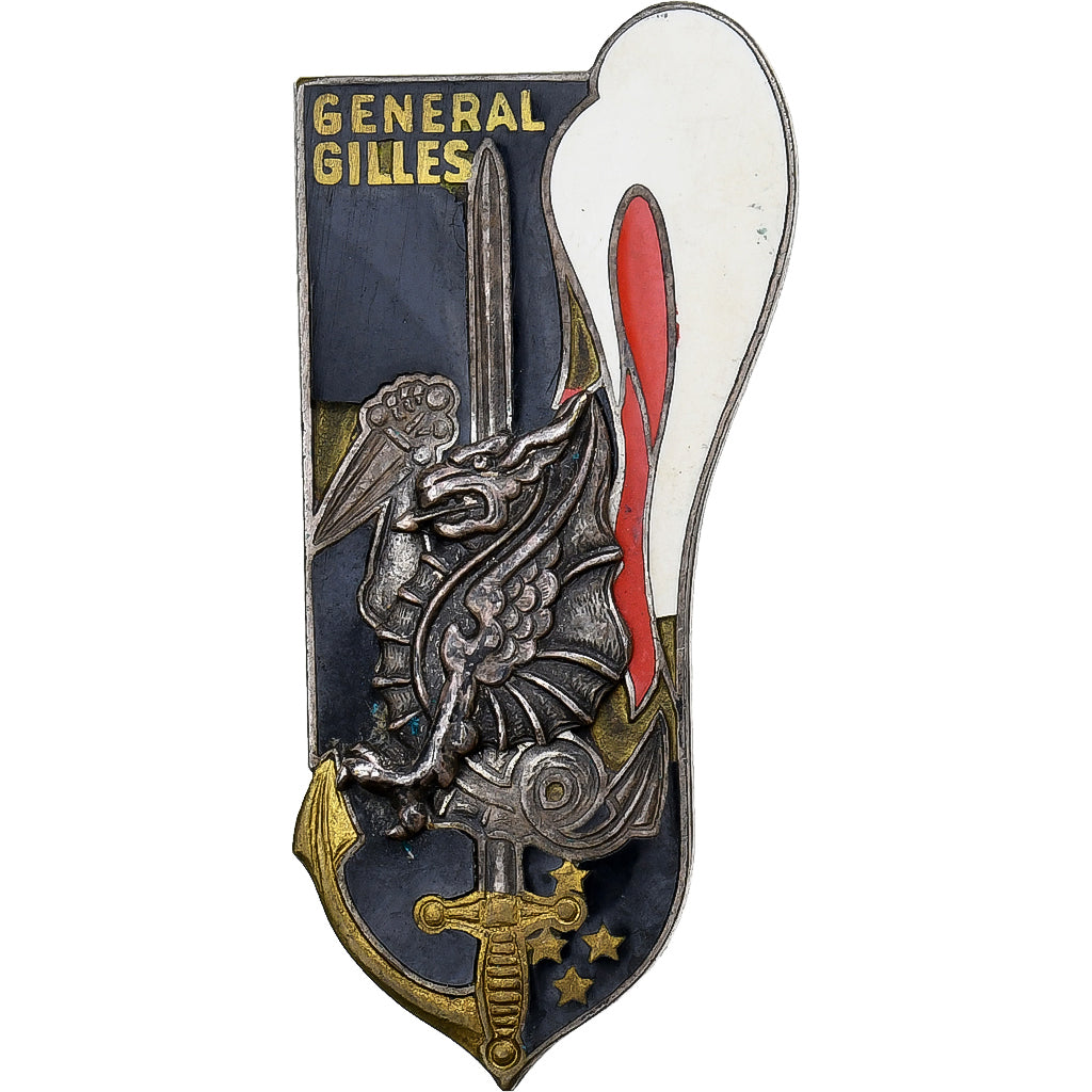 France, Général Gilles, Military, Pucelle, Excellent Quality, Métal, 60