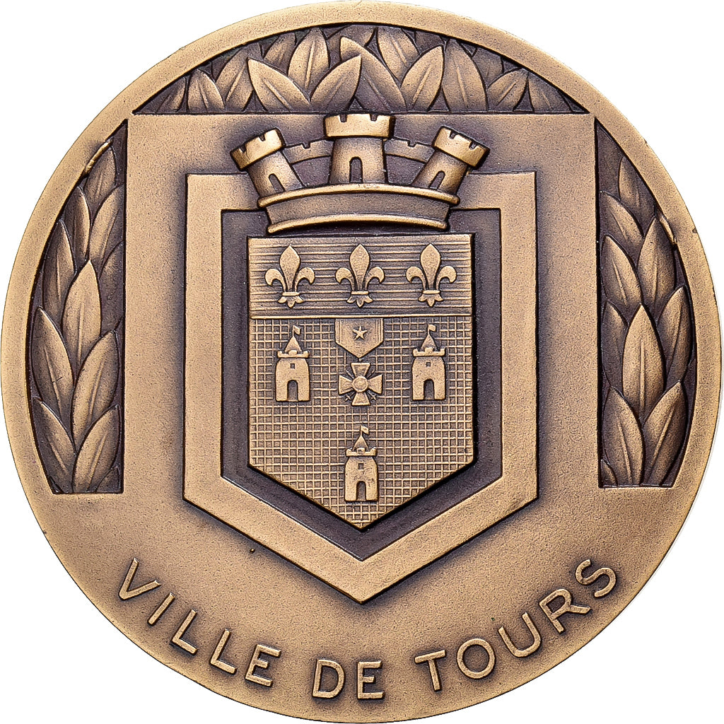 France, Médaille, Ville de Tours, Bronze, SPL