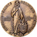 Francja, medal, Sainte Geneviève, Patronne de la Gendarmerie, 1962, Brązowy
