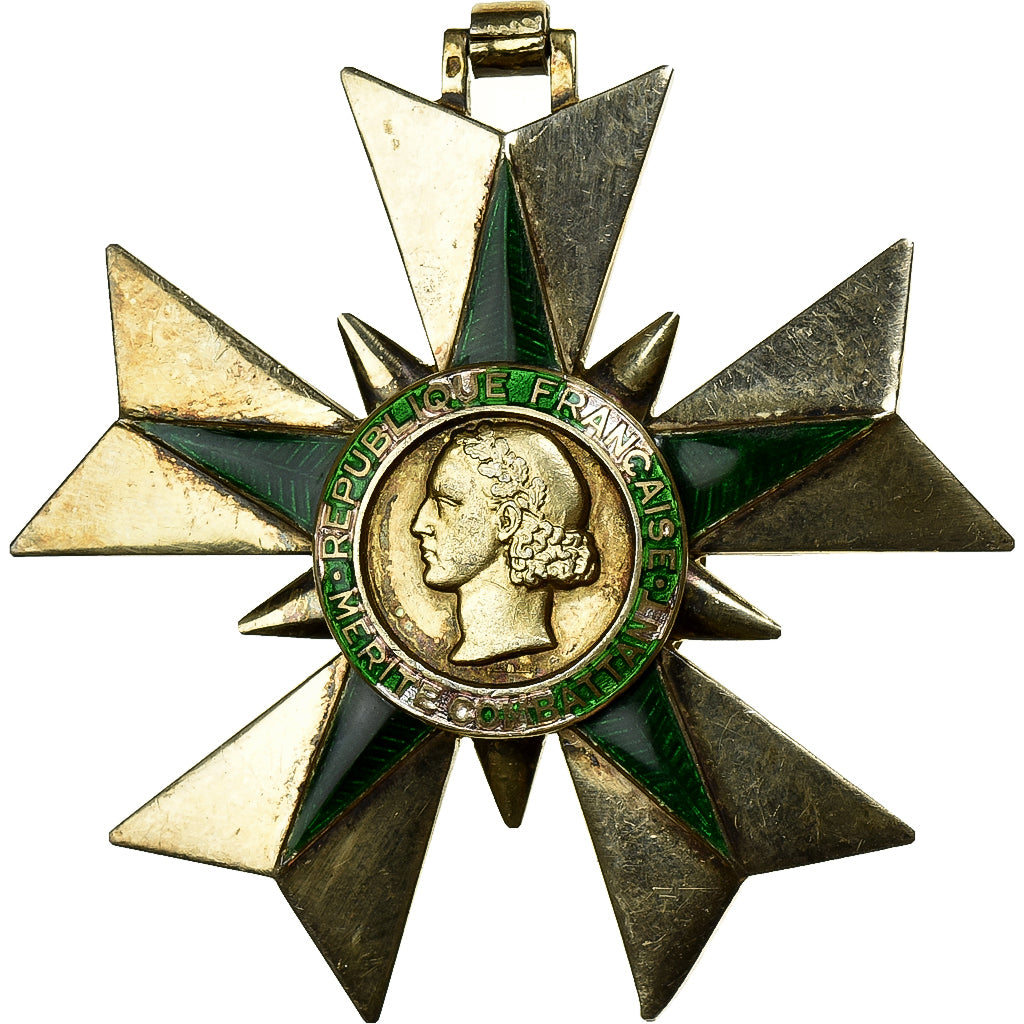 France, Ordre du Mérite Combattant, Commandeur, Medal, Very Good Quality