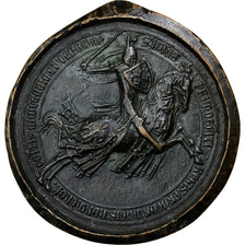 Francia, medaglia, Grand Sceau de Philippe V Le Long, 1971, Bronzo, BB+