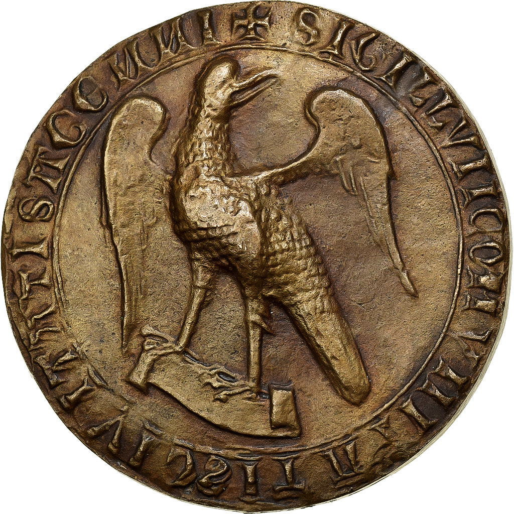 França, medalha, Sceau de la Ville d'Agen, 1970, Bronze, AU(55-58)