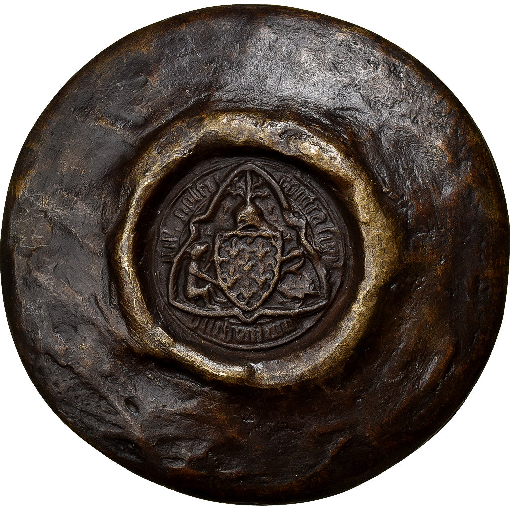 Francia, medaglia, Grand Sceau de Jean de Berry, Comte d'Etampes, 1970, Bronzo