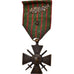 Francia, Croix de Guerre, 2 Citations, medalla, 1914-1917, Muy buen estado