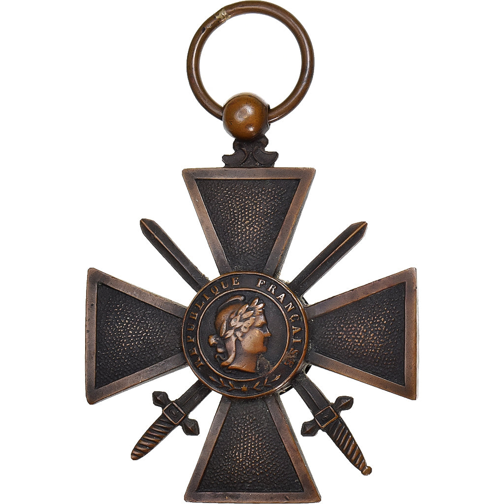 Francia, Croix de Guerre, WAR, medaglia, 1914-1915, Eccellente qualità, Bronzo