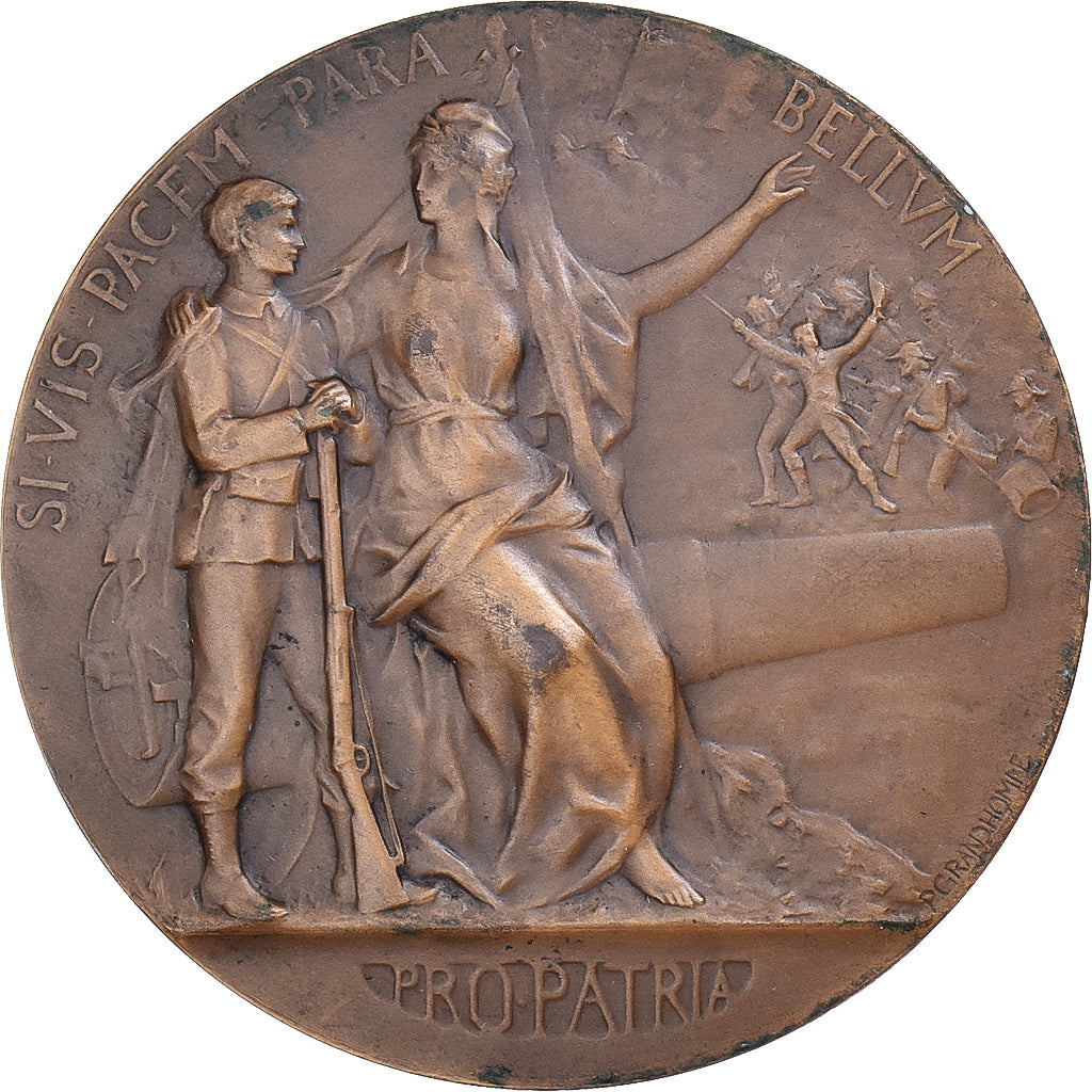 France, Medal, Préparation Militaire, Prix du Ministre de la Guerre, Bronze