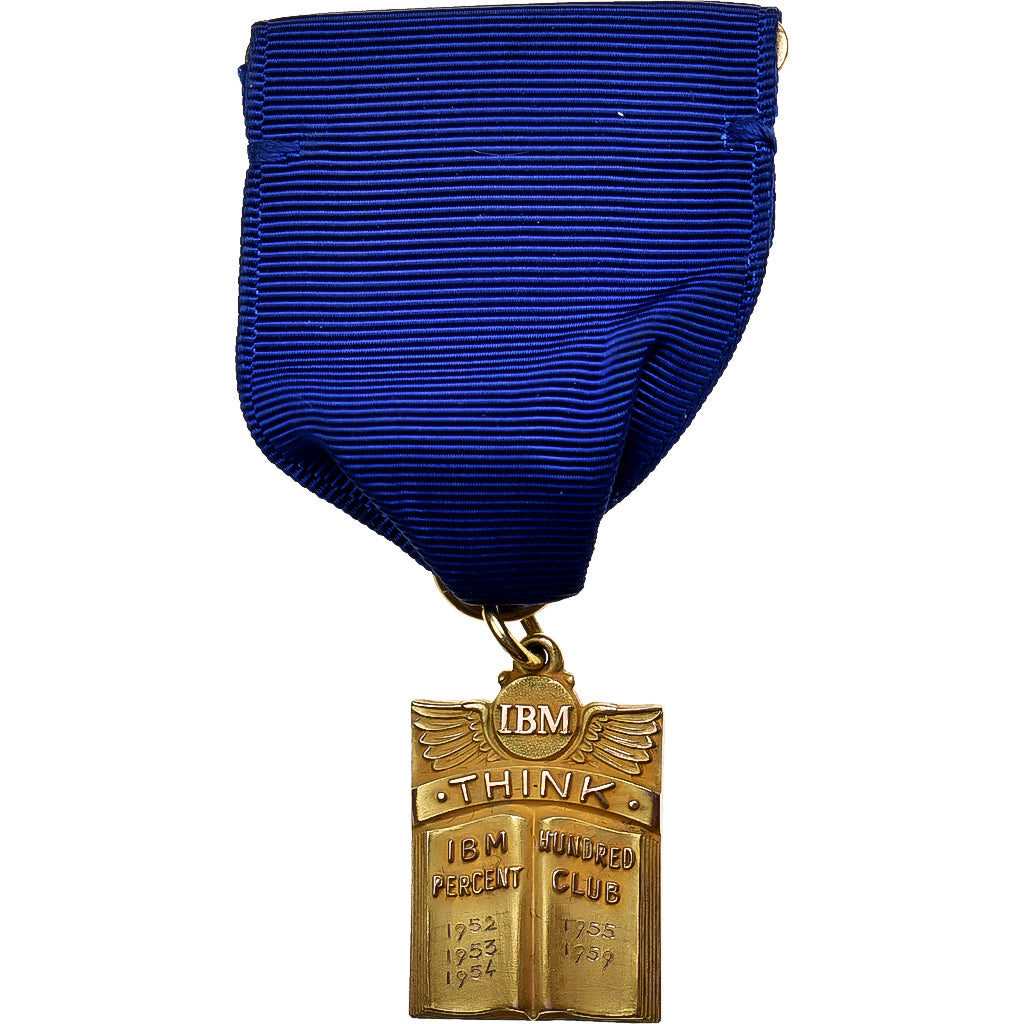 Stany Zjednoczone Ameryki, IBM Hundred Percent Club, medal, 1959, Doskonała