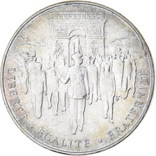 France, 100 Francs, Libération de Paris, 1994, Silver, AU(50-53), Gadoury:924