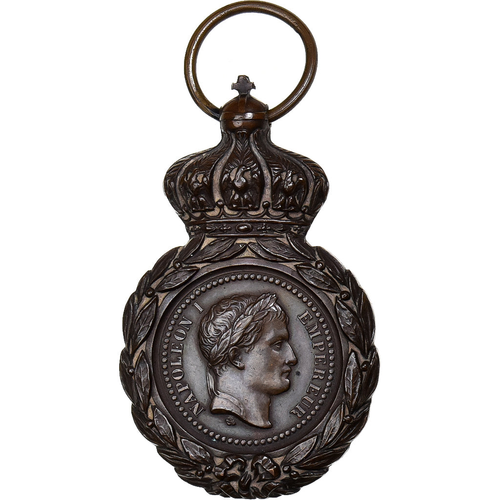 Francja, Médaille de Sainte-Hélène, medal, 1857, Doskonała jakość