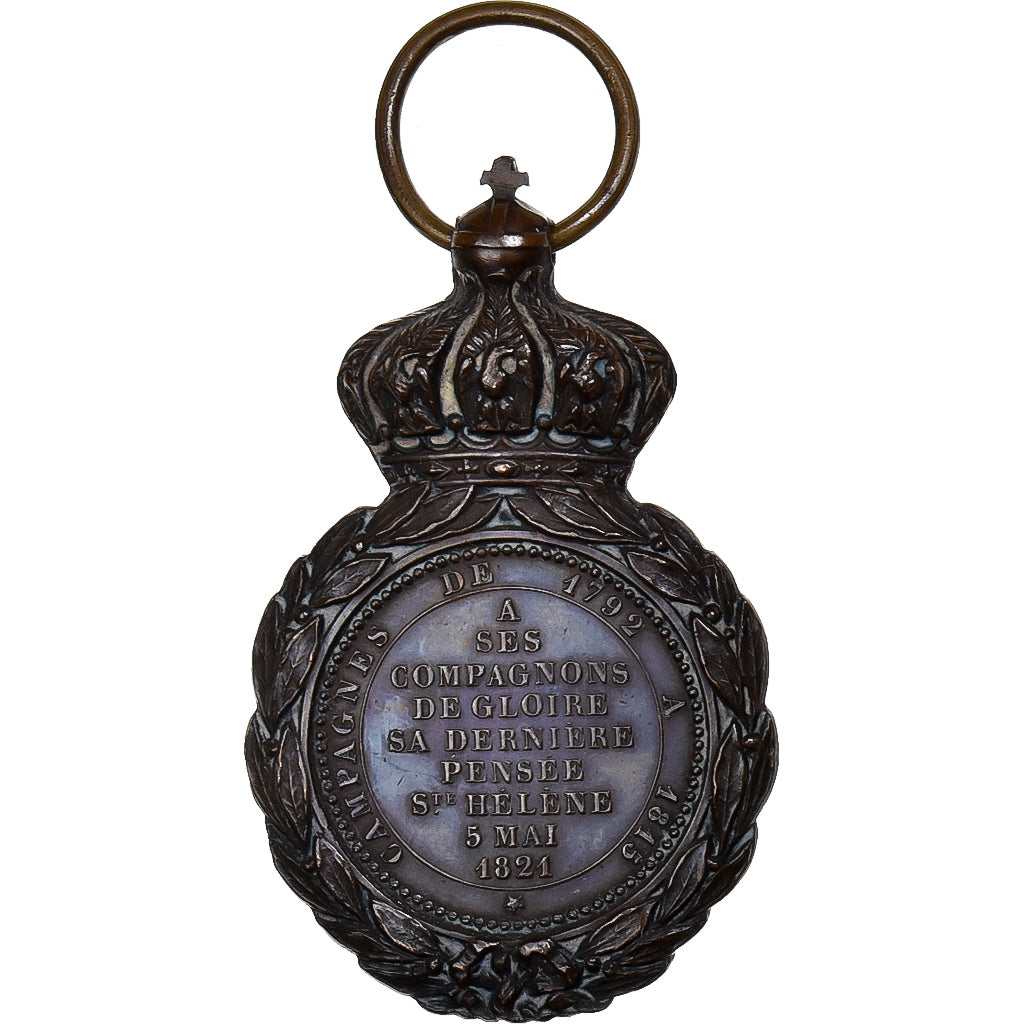 Francja, Médaille de Sainte-Hélène, medal, 1857, Doskonała jakość