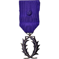 France, Ordre des Palmes Académiques, Medal, Excellent Quality, Silvered