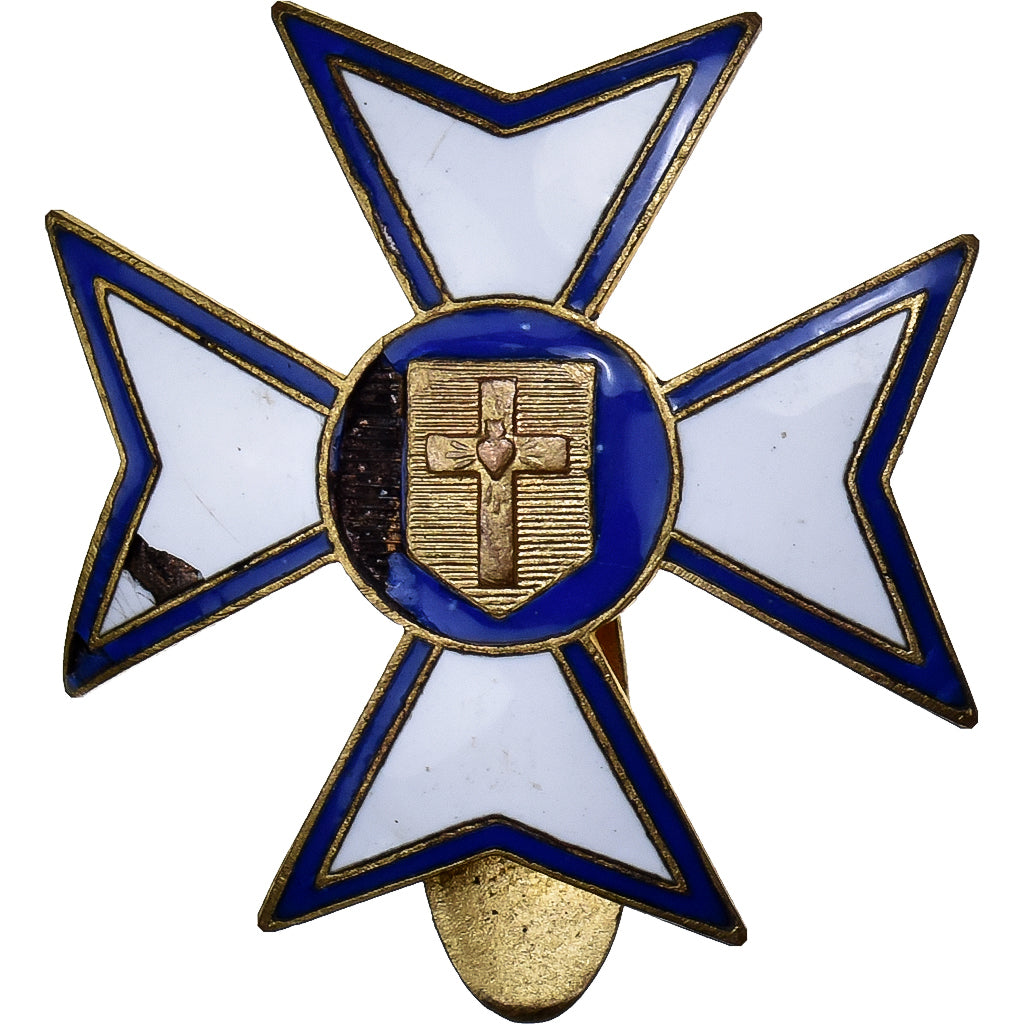 Francia, Insigne, Association Catholique Jeunesse Française, Latón, MBC