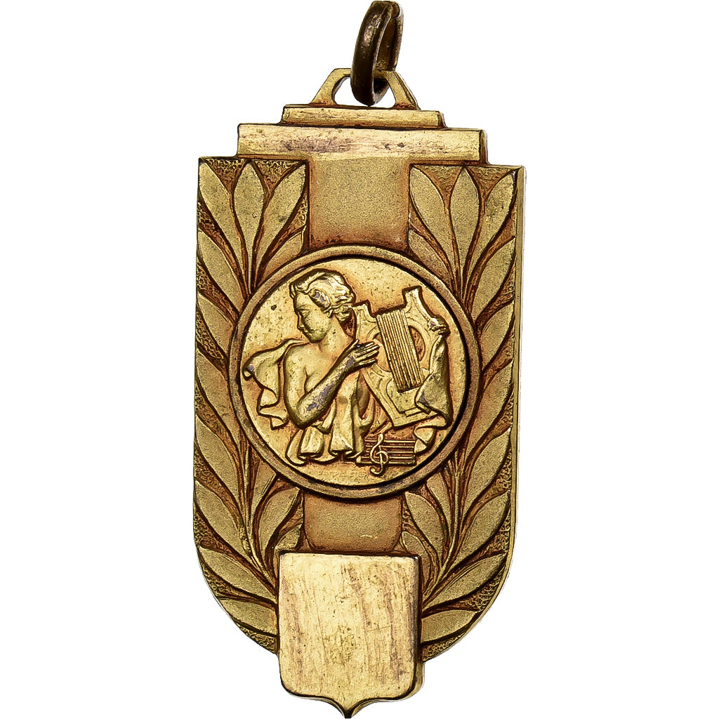 França, medalha, Prix de Musique, Nantes, 1952, Métal, AU(50-53)